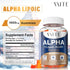 Alpha Lipoic Acid Gummies – Extra Strength ALA Antioxidant Supplement for Brain Health, Nerve Support – 60 Chewable
