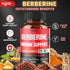 Premium Berberine Supplement | 60 Capsules | Supports Immune System, Cardiovascular & Gastrointestinal Health