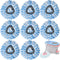 8 Pack Mop Replacement Heads, 100% Microfiber Spin Mop Refill Head for RinseClean 2-Tank System, Floor Cleaning.
