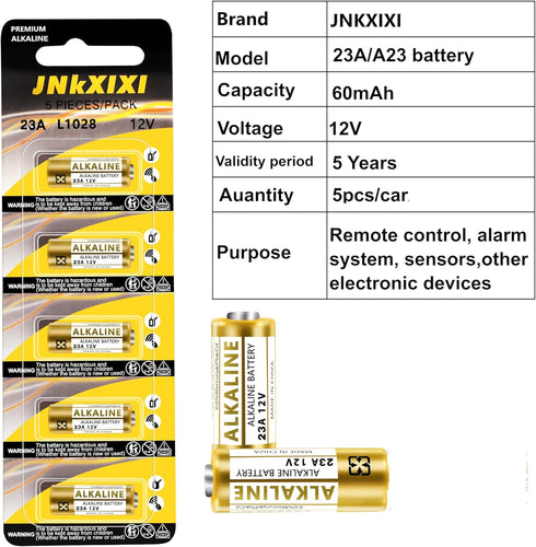 30 PACK 23A A23 LR23A A23S MN21/23 L1028F Alkaline Battery 12 Volt (30pcs)