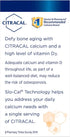 Citracal Calcium + D Slow Release Tablets, 1200mg, 80 Tablets (Pack of 4)