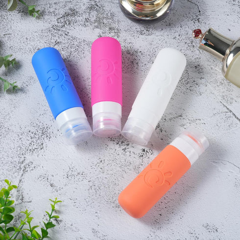 TSA Approved Travel Bottles for Toiletries, 3oz Leak Proof Containers for Shampoo Conditioner Lotion Body Wash