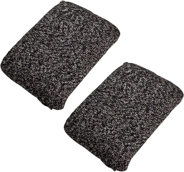 YVYAVGE Heavy Duty Kitchen Sponge, 2-Pack Grey Scrubber, Scratch-Free and Cut-Resistant for Non-Stick