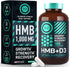 WILD FUEL HMB Supplements with Vitamin D3, 1,000 MG Fitness Support - 180 Capsules for 3 Months