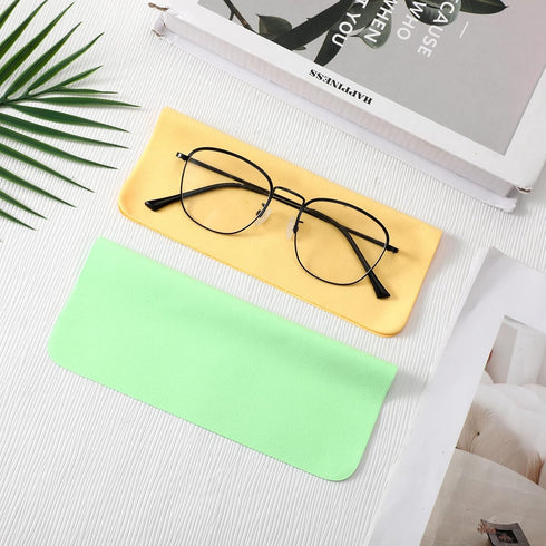 QFGasre Shammy Headset 10pcs Lens Cleaning Cloth Eye Glass Clean Clothes Microfiber Cleaning Cloth Premium Eyeglass