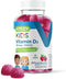 Vitamin D3 Kids Gummies 25mcg 1000 IU, Tasty Chewable Berry Flavored, Bone & Immune Health