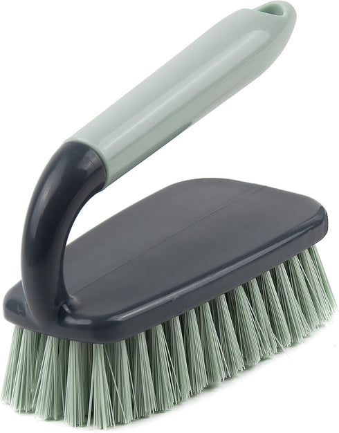 Scrub Brush - Shower Cleaning Brush with Comfort Grip & Stiff Bristles for Bathroom, Kitchen, and Household Use