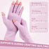 3 Pairs Compression Craft Arthritis Gloves, Fingerless Pressure Relief for Quilting, Sewing, and Household Duties