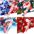 Christmas Nail Foil Transfer Stickers 10 Sheets Xmas Nail Art Stickers Decals Winter Santa Claus Snowflake Bells