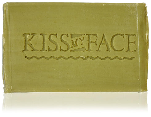Kiss My Face Moisturizing Bar Soap for All Skin Types, Pure Olive Oil, 4 oz.