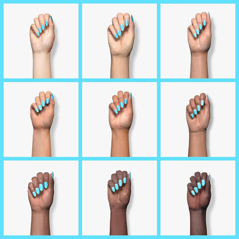 VENALISA 15ml Light Blue Gel Nail Polish, Pastel Color Soak Off UV LED Nail Art Starter DIY at Home