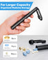 Portable Waterproof Titanium Keychain Pill Holder - Small Travel Pill Box for Men