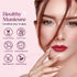 MIZHSE 10ml*6 Colors Cat Eye Gel Nail Polish - Glitter Pink Gold Sparkle Set with Universal Silver Cat Eye Gel