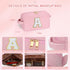 Personalized Monogram Makeup Bag, Cute Gifts for Women, Travel Makeup Organizer Bag, White Makeup Pouch with Letter S