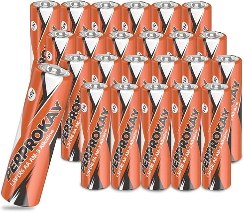 AA Batteries 24 Pack 1.5V LR6 Double A Alkaline Batteries?High Capacity| Leakproof| 10 Years Shelf Life?for Household