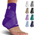 Sleeve Stars Ankle Support - Dark Purple - For Ligament Damage, Sprained Ankle & Plantar Fasciitis Relief