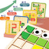 PHIELEY 96 Activities for Dementia Patients, Pieces Wooden Puzzle Games for Seniors, Colorful Shape Pattern Alzheimers