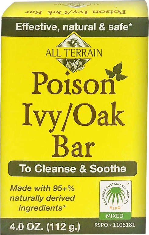 All Terrain Natural Poison Ivy Oak Relief, Soothe Itchy & Irritated Skin