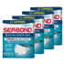 Sea-Bond Secure Denture Adhesive Seals, Original Uppers, Zinc-Free, All-Day-Hold, 30 Count Pack of 4