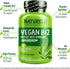 NATURELO Vegan B12 - 180 Capsules of High Potency Methyl B12 with Organic Spirulina for Mood, Energy & Heart Health
