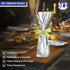 MT Products Silver Metallic Mylar Wine Gift Bags - Pack of 25, 6.5" x 18", Great for Wine Pull