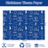 Whaline 160 Sheets Winter Tissue Paper Blue White Snowflake Gift Wrapping Paper Art Craft Paper for DIY Winter Xmas New Year Party Decor, 14 x 20 Inch