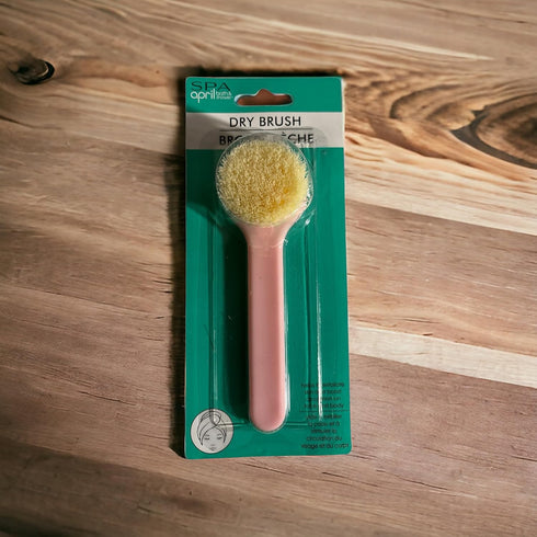 Spa April Bath and Body Brush, Daily Exfoliating Brush, Pink