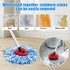 Hezane 4Pack 2 Mop Replacement Head for O Cedar RinseClean Tank System, Mop Replacement Base and Upgrade Scrub Brush