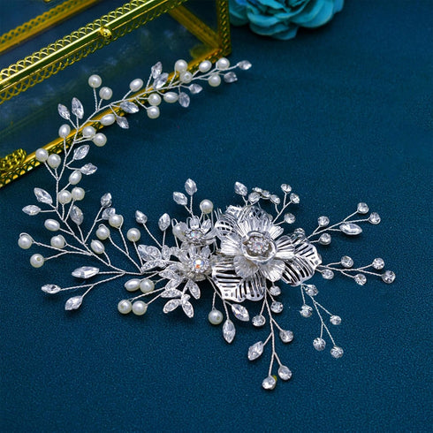 Wedding Hair Pieces for Brides, Elegant Rhinestone Bridal Hair Comb, Wedding Hair Accessories for Bridesmaid
