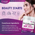 NATURE TARGET Multi Collagen Peptides Powder - Type I, II, III, V, X with Vitamin C, Hyaluronic Acid - 35 Servings