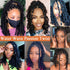 Leeven 12 Inch Water Wave Crochet Hair - 2 Packs Short Bob Passion Twist Hair for Butterfly Locs, Natural Black