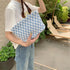 Cosmetic Bag, Cute Y2k Makeup Bag, Aesthetic Checkered Purse for Women