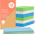 Plant-Based Pop-Up Sponges, Pack of 12 Cellulose Sponges, Highly Absorbent, Non Scratch