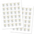 InvitationHouse Set 60 Baby Shower Hand Sanitizer Favor Stickers - of Labels (Jungle Safari)