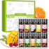 10Pcs Fruity Fragrance Oil Set for Candle Making, Freshie Scents, Coconut, Cherry, Apple, Strawberry, Mango