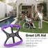 OVIFM Lift Assists Standing Aid-Handicap Bar with None Slip Grip Handles, Portable Lift Aid to Transfer Elderly