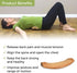 Multi-Function Lower Back Bolster & Wooden Pillow for Back Pain Relief, Massage, Support