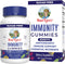 MaryRuth Organics Sugar Free Immunity Gummies, 90ct | Powerful Blend with Elderberry, Vitamin C, Zinc, D3 & Echinacea