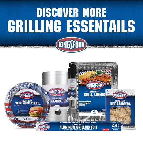 Kingsford Heavy Duty Soak Proof Paper Bowls, 16 oz, 40 Count for Barbecues, Picnics, Microwave Safe Disposable