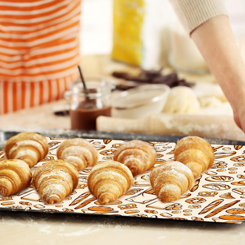 JarThenaAMCS Baking Beeswax Wrap Food Sandwich Wrap Sheet Bread Reusable Oil-Proof Picnic Liner for Home Party Kitchen