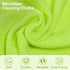 80 Pack Microfiber Cleaning Cloth, Reusable Tear-A-Towel Roll, 11.5"x11.5", Lint Free Cleaning Rags for Kitchen, Car