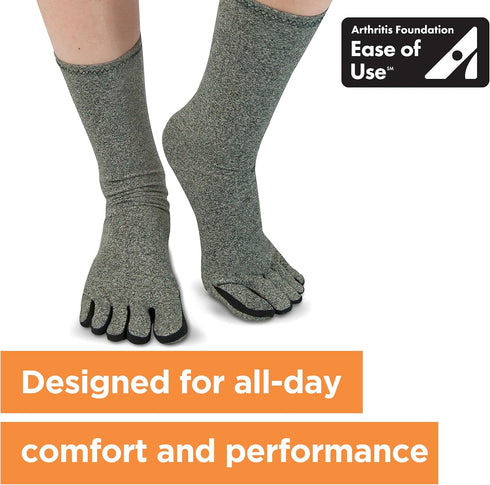 IMAK Compression Arthritis Socks, Comfortable Compression Support Socks for Men & Women, Medium