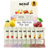 SEND Bars Plant-Based Vegan Healthy Protein Bars, With Greens (Variety Pack, 8