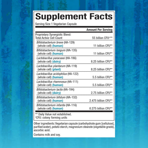 Natural Factors Ultimate Probiotic Critical Care, 55 Billion CFU, Supports Intestinal Restoration with 9 Strains