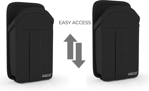 AGOZ Rugged Case Belt Clip for Freestyle Libre, CGM Glucose Monitor Case, Insulin Pump Holder