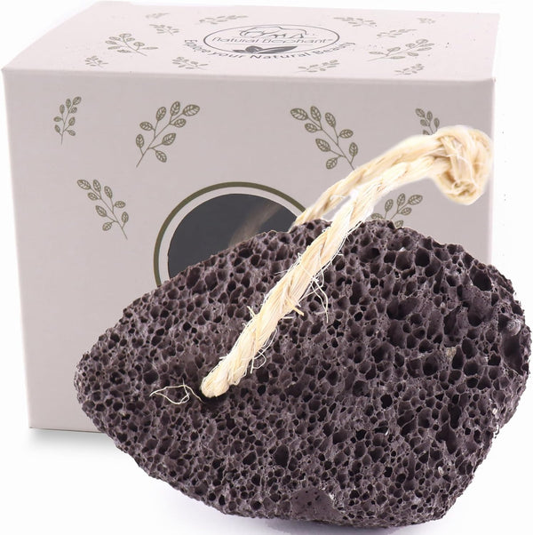 Natural Elephant Natural Volcanic Lava Pumice Stone Callus and Foot Scrub Rock Pack (Single Pumice Stone)
