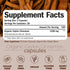 Organic Ceylon Cinnamon Capsules, Non-GMO Vegan Supplements for Inflammation Balance, 60 Caps