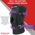 MUELLER Sports Medicine Self Adjusting Hinged Knee Brace, One Size for Pain Relief