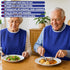 Xelsluthe 2 Pack Adult Bibs for Seniors, Cotton Bib Clothing Protectors for Adults, Washable Reusable Terry Cloth