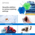 12 Pcs Laundry Balls for Washing Machine - Colorful Reusable Plastic Agitator Balls for Tangle Free Cleaning